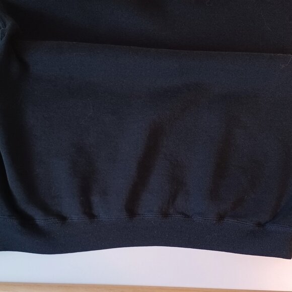 Womens M Black Swearshirt With Rollerblader Embroidery - Picture 7 of 10